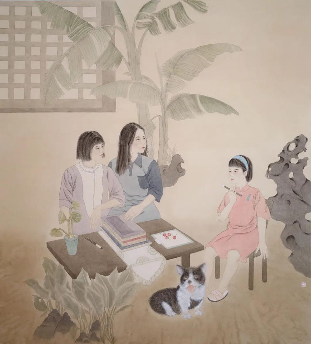 工笔人物写意人物中国画学院漓江画派学院2022届本科毕业作品展