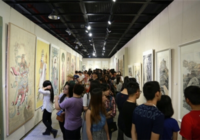 中国画学院2016届艺术硕士毕业展、2014级硕士研究生中期汇报展在相思湖美术馆开幕