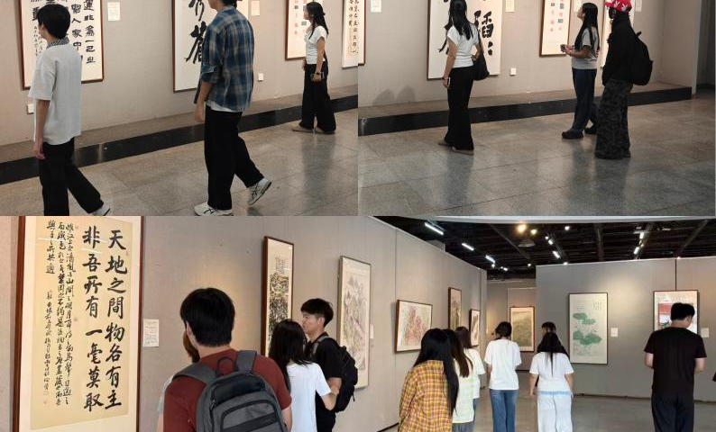 【青马工程】我院组织“青马班”学员观摩广西艺术学院2026年“翰墨清风”廉政艺术作品展